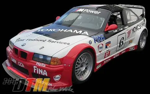 Latest BMW 3 Series DTM Fiberwerkz GTR Race Style Widebody Kit - E36 GTR Race