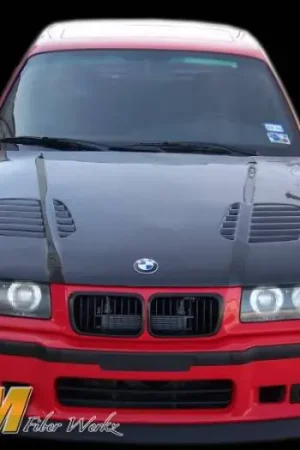 BMW 3 Series DTM Fiberwerkz GTR Vented Style Hood Best Choice