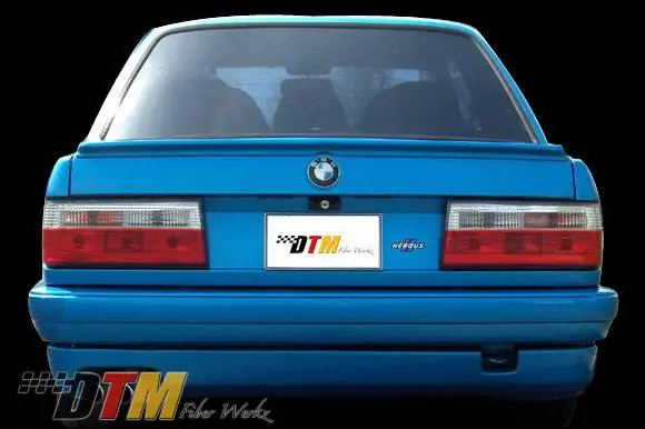 BMW 3 Series DTM Fiberwerkz Hartge Style Rear Apron - E30 Hartge S Same Day Shipping