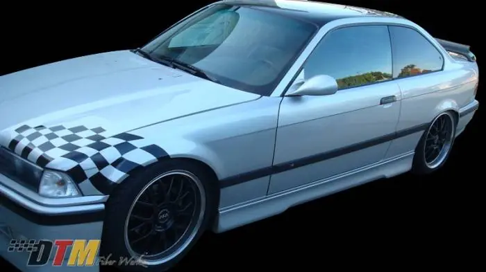Original BMW 3 Series DTM Fiberwerkz HM Style Side Skirts - E36 HM Style