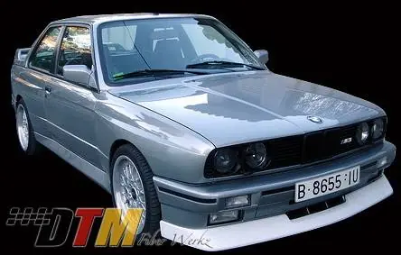 Authentic BMW 3 Series DTM Fiberwerkz M3 Evo Style Front Lip - E30 M3 Evo S