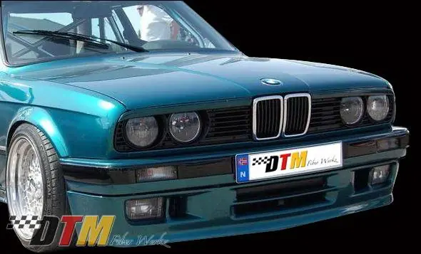 BMW 3 Series DTM Fiberwerkz M-Tech II Style Front Apron - E30 Mtech II Clearance