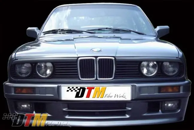 BMW 3 Series DTM Fiberwerkz M-Tech II Style Front Bumper - E30 Mtech II Secure Checkout