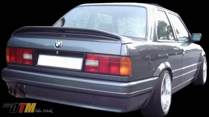 BMW 3 Series DTM Fiberwerkz M-Tech II Style Rear Bumper - E30 Mtech II Free Shipping