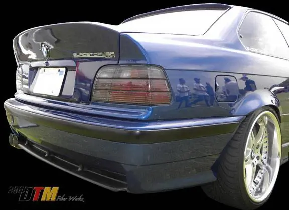 Crafted BMW 3 Series DTM Fiberwerkz OEM M3 Style Rear Bumper - E36 OEM M3 S