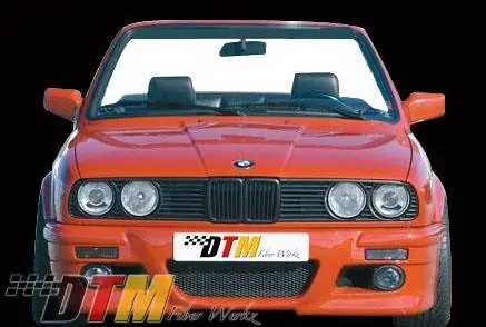 BMW 3 Series DTM Fiberwerkz RG E46 M3 Style Front Bumper - E30 RG E46 M Free Shipping
