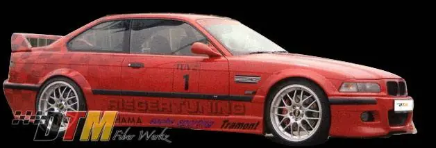Clearance BMW 3 Series DTM Fiberwerkz RG Style Fender Flares - E36 Fender F