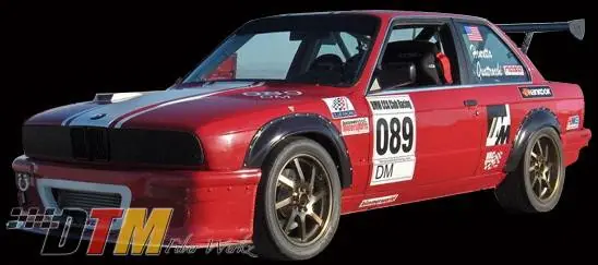 BMW 3 Series DTM Fiberwerkz Turbo Style Fender Flares - 2002 Turbo S Buy Direct
