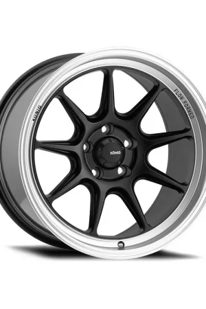 Top Rated Konig Countergram Alloy Wheel 19x8.5 ET43 5x108 Matte Black Matte Mach