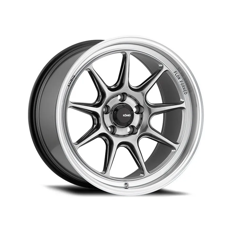 Modern Konig Countergram Alloy Wheel 19x9.5 ET25 5x114.3 Hyper Chrome Machine