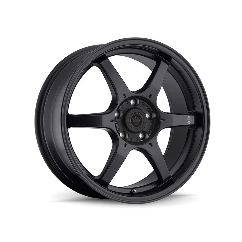 Konig Backbone Alloy Wheel 15x6.5 ET38 4x100 Matte Black 73.1mm CB Clearance