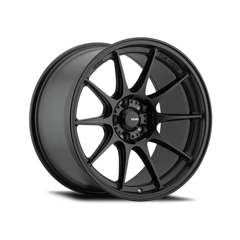 Konig Dekagram Alloy Wheel 19x9.5 ET35 5x114.3 Semi-Matte Black 73.1mm While Supplies Last