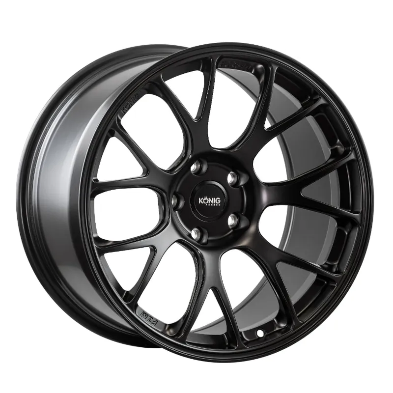 Free Returns Konig Forged F1M Alloy Wheel 18x9 ET42 5x112 Satin Black 66.56mm CB
