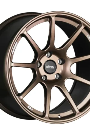 Express Delivery Konig Forged F5R Alloy Wheel 19x9 ET50 5x130 Satin Bronze 71.6mm CB