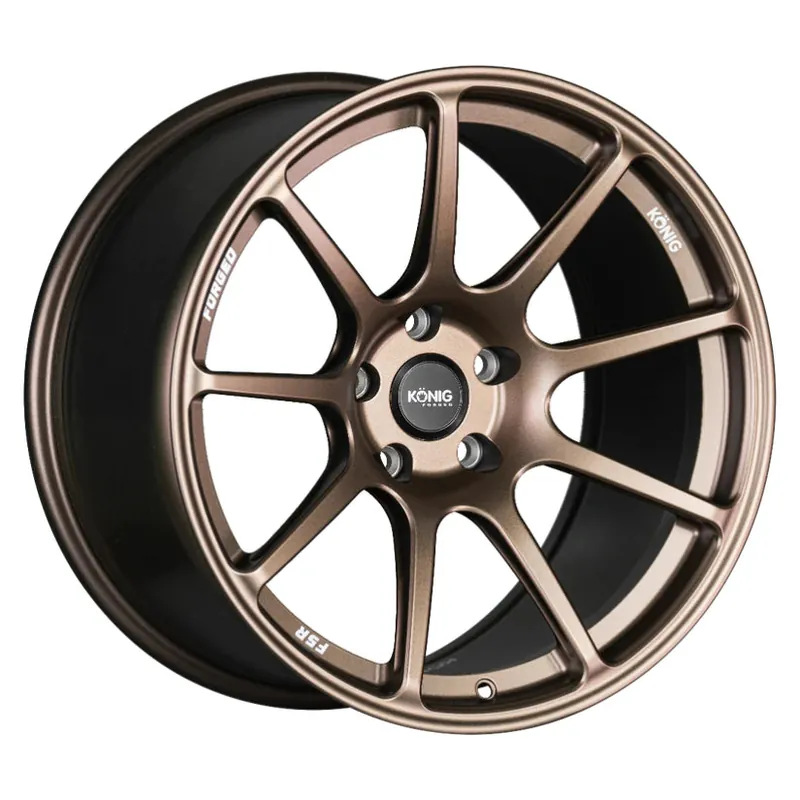 Professional Grade Konig Forged F5R Alloy Wheel 19x9.5 ET45 5x114.3 Satin Bronze 73.1mm C
