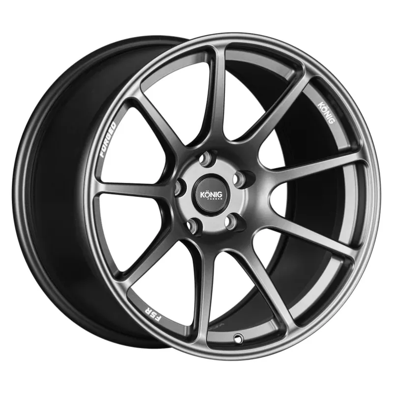 Konig Forged F5R Alloy Wheel 19x9 ET42 5x112 Ash Silver 66.56mm CB Buy Direct