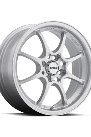 Latest Konig Helium Alloy Wheel 15x6.5 ET40 4x100 Silver 73.1mm CB