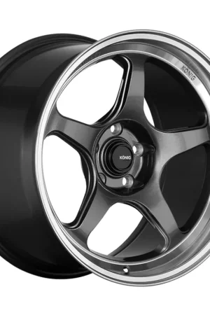 Handmade Konig Hyperspec Alloy Wheel 15x9 ET35 4x100 Anthracite Metallic With M