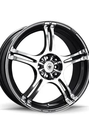 Certified Konig Incident Alloy Wheel 14x6 ET38 4x100, 4x114.3 Graphite Machined
