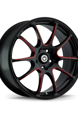Hassle-Free Returns Konig Illusion Alloy Wheel 17x7 ET40 5x114.3 Gloss Black Red Tinted Cl