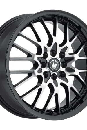 Konig Lace Alloy Wheel 16x7 ET40 4x100, 4x108 Matte Black 73.1mm CB Same Day Shipping