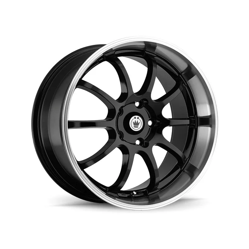 Best Seller Konig Lightning Alloy Wheel 16x7 ET40 5x100, 5x114.3 Black With Machin