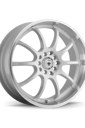 Konig Lightning Alloy Wheel 16x7 ET40 4x100, 4x114.3 Gloss White Machi Best Choice