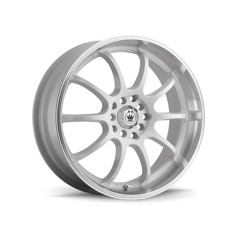 Konig Lightning Alloy Wheel 17x7 ET40 5x100, 5x114.3 Gloss White Machi Reduced Price