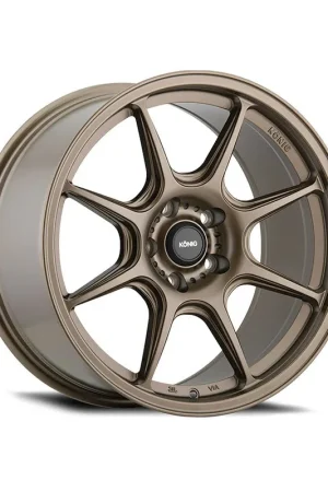 Price Drop Konig Lockout Alloy Wheel 17x8 ET40 4x108 Matte Bronze 73.1mm CB
