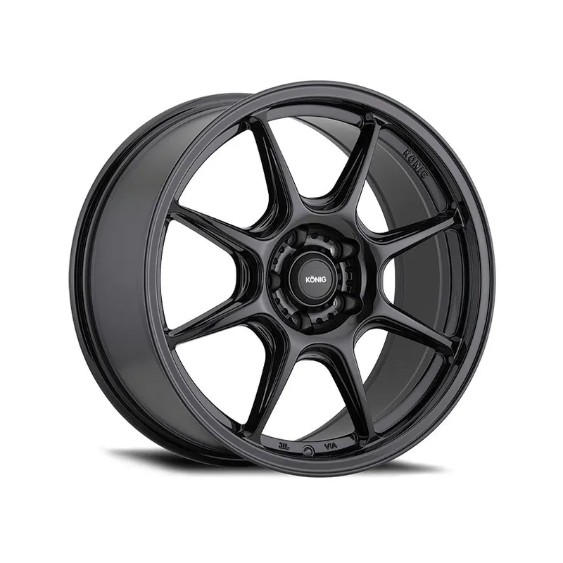 Direct From Manufacturer Konig Lockout Alloy Wheel 18x8.5 ET35 5x114.3 Gloss Black 73.1mm CB