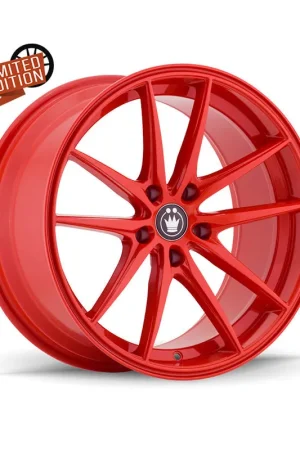 Secure Checkout Konig Oversteer Alloy Wheel 17x8 ET45 5x114.3 Red 73.1mm CB