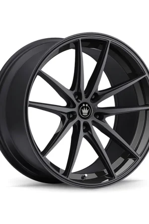 Exclusive Konig Oversteer Alloy Wheel 18x8 ET35 5x114.3 Gloss Black 73.1mm CB