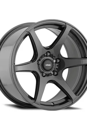 Konig Tandem Alloy Wheel 17x8 ET38 5x100 Gloss Graphite 73.1mm CB Free Shipping