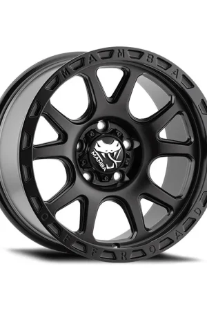 Mamba M27 Alloy Wheel 18x9 ET12 6x139.7 Stippled Matte Black 106.1mm C Price Cut