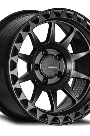 Professional Grade Mamba M29 Alloy Wheel 17x9 ET-12 6x139.7 Satin Black 106.2mm CB