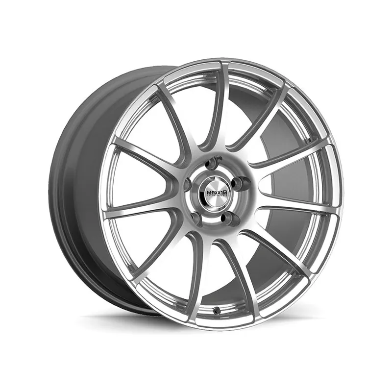 Free Returns Maxxim Winner Alloy Wheel 14x6 ET38 4x100, 4x114.3 Full Silver 73.1mm