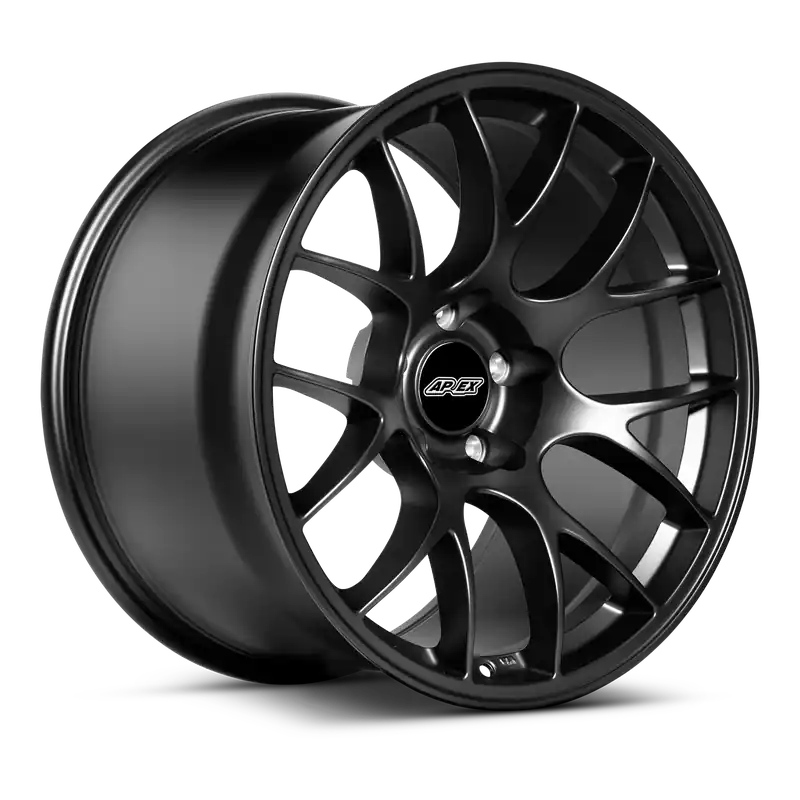 New Release Apex EC-7 Alloy Wheel 18x10.5 ET22 5x120 Satin Black 72.56mm CB