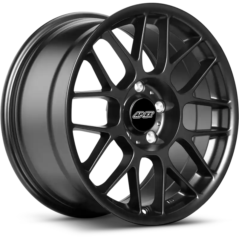 Apex ARC-8 Alloy Wheel 17x9 ET52 5x120 Satin Black 72.56mm CB Worldwide Shipping
