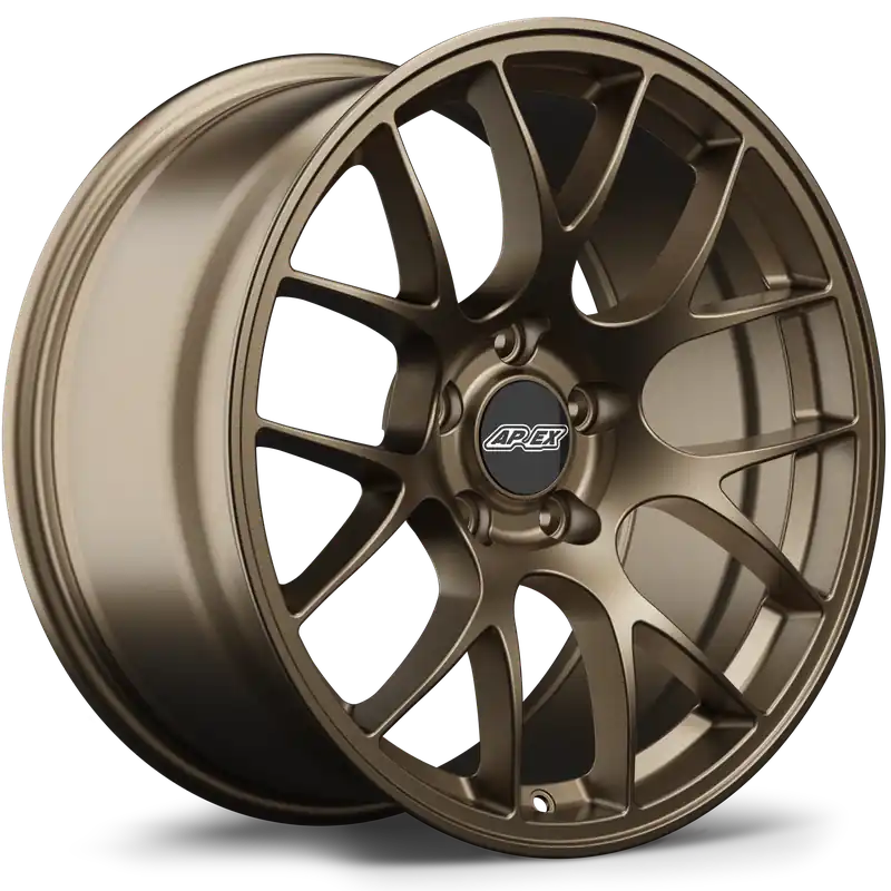 Reduced Price Apex EC-7 Alloy Wheel 18x9.5 ET35 5x120 Satin Bronze 72.56mm CB