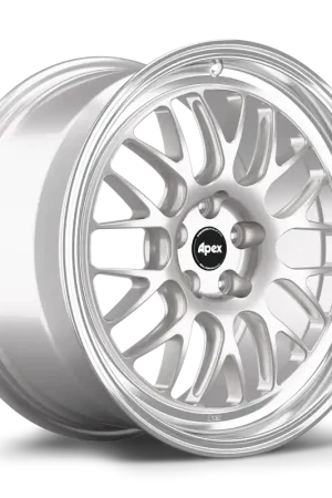 No Minimum Order Apex ML-10RT Forged Alloy Wheel 17x8.5 ET40 5x120 Race Silver - Machin
