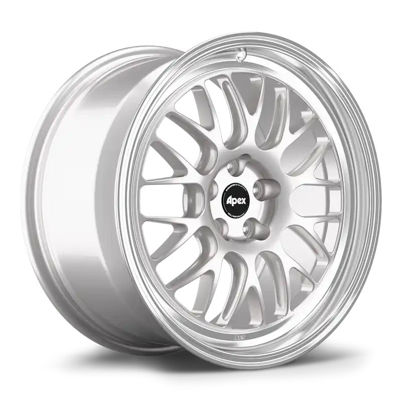 No Minimum Order Apex ML-10RT Forged Alloy Wheel 17x9 ET42 5x120 Race Silver - Machined