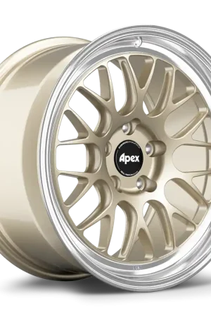 Apex ML-10RT Forged Alloy Wheel 18x10 ET36 5x130 Gloss Motorsport Gold Trending