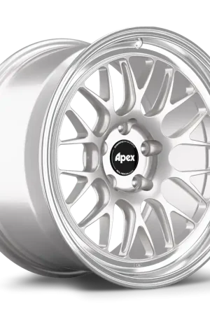 Trusted Brand Apex ML-10RT Forged Alloy Wheel 18x11 ET44 5x120 Race Silver - Machine