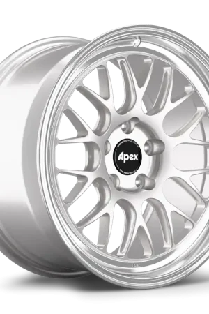 Popular Apex ML-10RT Forged Alloy Wheel 18x9 ET30 5x120 Race Silver - Machined