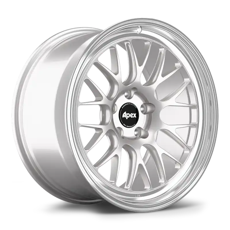 Apex ML-10RT Forged Alloy Wheel 19x10.5 ET44 5x130 Race Silver - Machi Professional Grade