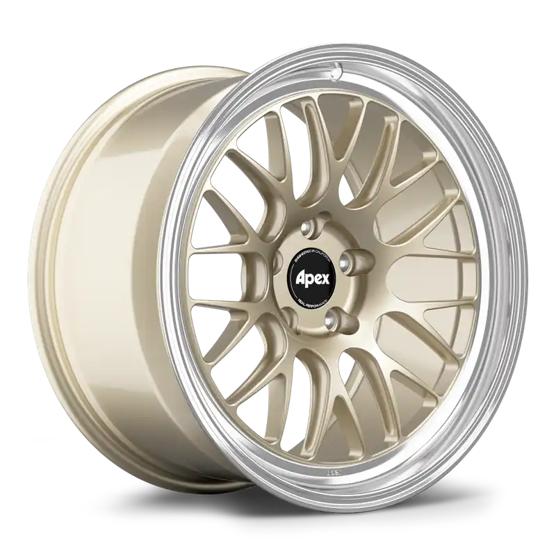 Express Delivery Apex ML-10RT Forged Alloy Wheel 19x10 ET25 5x120 Gloss Motorsport Gold