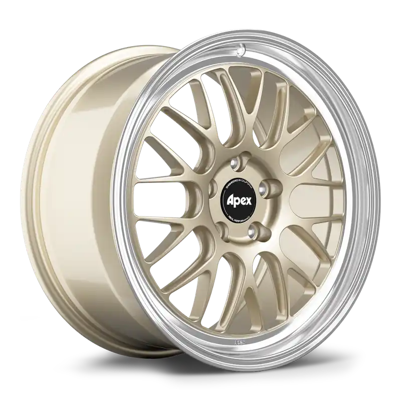 In Demand Apex ML-10RT Forged Alloy Wheel 19x9 ET50 5x130 Gloss Motorsport Gold