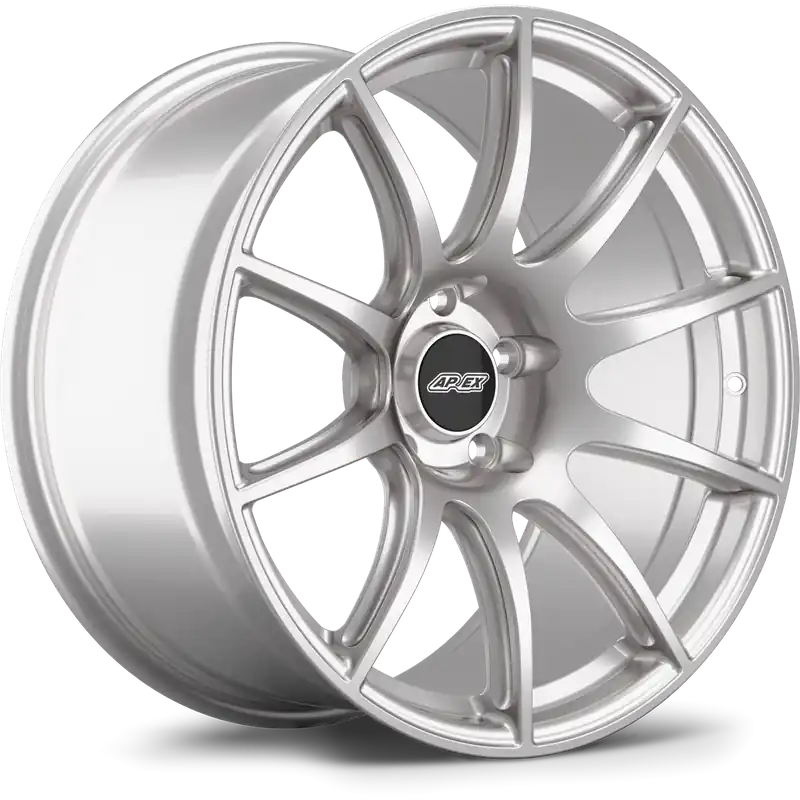 Best Choice Apex SM-10 Alloy Wheel 19x12.5 ET55 5x120.65 Race Silver 70.3mm CB