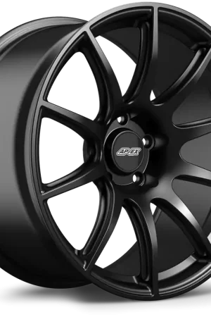 Best Choice Apex SM-10 Alloy Wheel 19x9.5 ET25 5x112 Satin Black 66.6mm CB