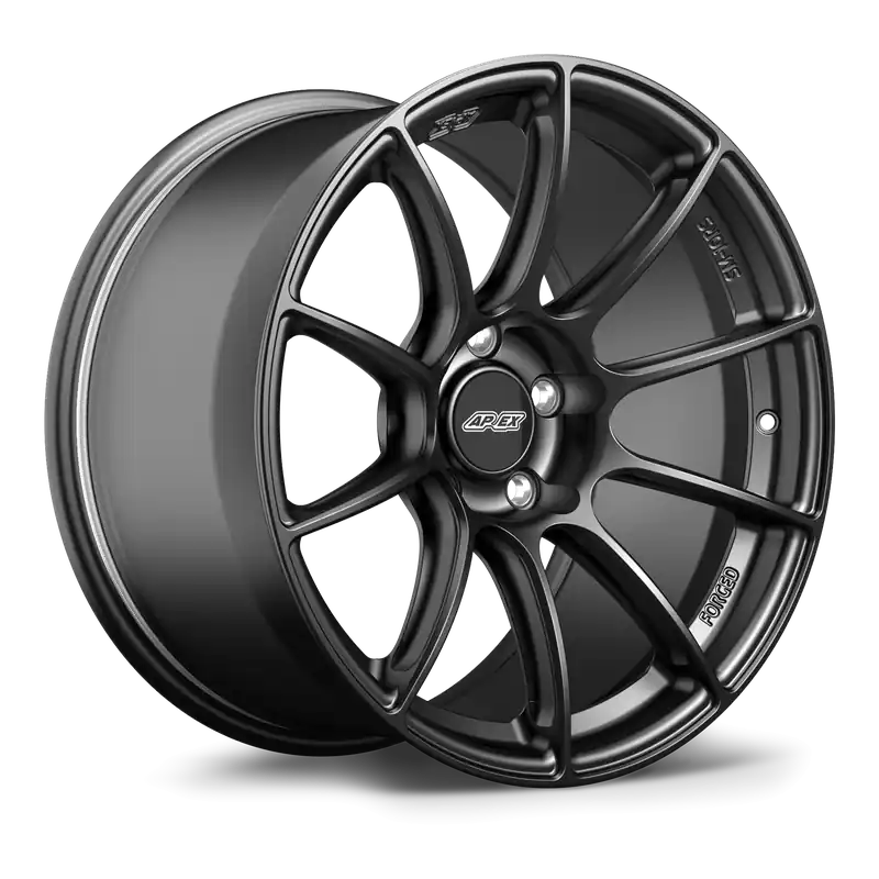 Must Have Apex SM-10RS Forged Alloy Wheel 18x10 ET30 5x112 Satin Black 66.6mm CB